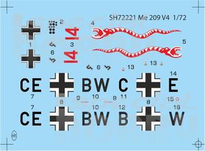 Messerschmitt Me 209V-4 1/72