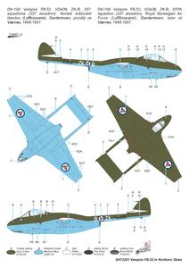 DH 100 Vampire FB Mk.52 In Nortrhern Skies 1/72