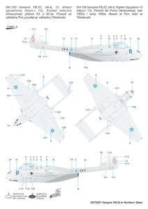 DH 100 Vampire FB Mk.52 In Nortrhern Skies 1/72