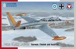 Fouga CM.170 Magister German, Finnish and Austrian 1/72