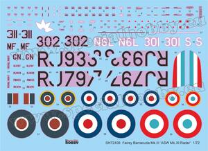 Fairey Barracuda Mk.III 'ASV Mk.XI Radar' 1/72