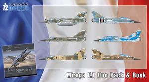 Mirage F.1 Duo Pack & Book 1/72