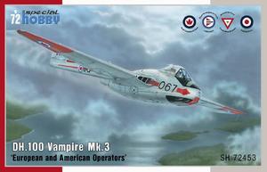 DH.100 Vampire Mk.3 ’European and American Operators’ 1/72