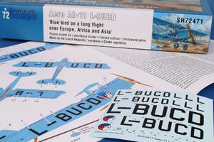 Blue bird on a long flight over Europe, Africa and Asia (Aero Ab-11 L-BUCD) 1/72