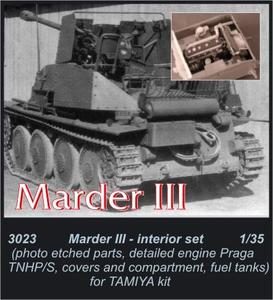 Marder III - engine set for TAM (Praga AC) 1/35