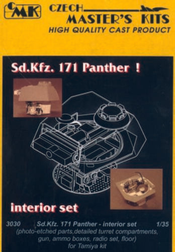 CMK-129-3030 - 1/35 CMK Pz.V Panther - interior set for TAM 1/35 Resin