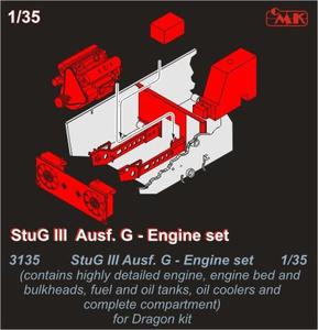 StuG III Ausf.G - Engine set for Drag. Kit 1/35