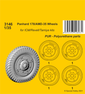 Panhard 178/AMD-35 Wheels  1/35