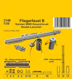 Fliegerfaust B ‘German WWII ground-to-air rocket launcher’ 1/35