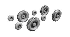 Laffly V15T Wheels / for 1/35 ICM kit