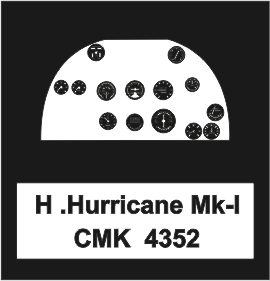 Hawker Hurricane Mk.I - Cockpit set for Airfix kit 1/48