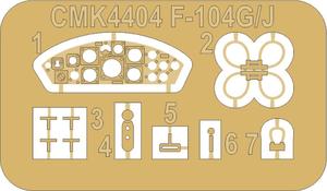 F-104G/S Starfighter Cockpit + MB.7 Ejection Seat 1/48