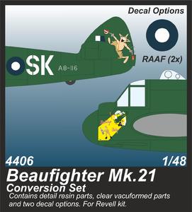 DAP Beaufighter Mk.21 Conversion Set 1/48