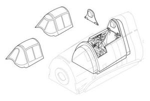 F6F-3/5 - interior set for HAS 1/32