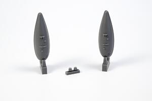 P-51D Mustang Metal Drop Tank w/ jutting filler neck (2 pcs), for Revell kit 1/32