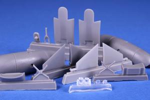 Blenheim Mk. "Finnish AF 1.serie" 1/72 Fixed type Ski Undercarriage for Airfix