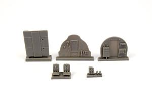 Boeing  B-17G – Radio Operator’s Station Set for 1/72 Airfix kit