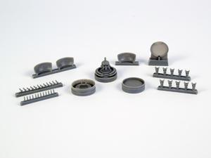 Boeing  B-17G – Engine Set (port side engine, 1pcs) for Airfix kit 1/72