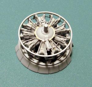 Boeing  B-17G – Engine Set (port side engine, 1pcs) for Airfix kit 1/72