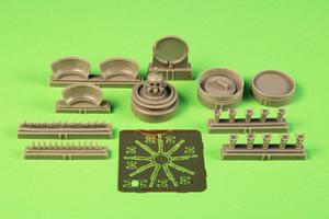 B-17G Engine Set (starboard side engine, 1pc) for Airfix kit 1/72