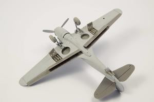 P-40 - Undercarriage Set (contains wheel well structure and canvas covers) 1/72