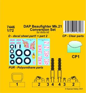 DAP Beaufighter Mk.21 Conversion Set 1/72