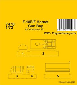 F-18E/F Hornet Gun Bay 1/72