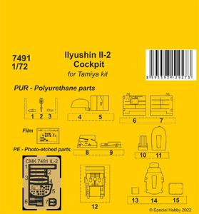 Ilyushin Il-2 Cockpit 1/72