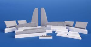 Mosquito B Mk.XVI Control Surfaces / for 1/72 Airfix kit