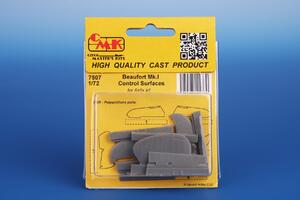 Beaufort Mk.I Control Surfaces 1/72 / for Airfix kit