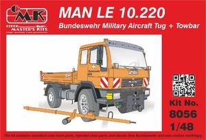 MAN LE 10.220 Bundeswehr Military Aircraft Tug + Towbar 1/48