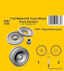 T-34 Makeshift Track Wheel (from Panther)  1/48