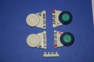 Quad Ford 4x4 wheels10,5x20 Cros FirestoneITA 1/35