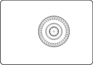 IDF Hummer wheels set for TAM/ACA 1/35