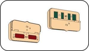 Germ.Distance rear lights"Notek"WWII 1/35