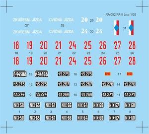 Škoda PA-II „Turtle“ – Decal sheet 1/35