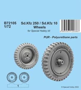 Sd.Kfz 250 / Sd.Kfz 10 Wheels 1/72