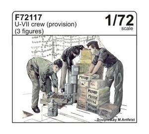 U-VII crew (provision) (3fig.) 1/72