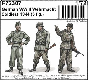 German WWII Wermacht Soldiers 1944 1/72