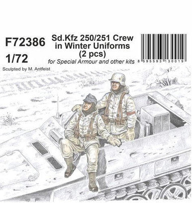 1/72 CMK Sd.Kfz 250/251 Crew in Winter Uniforms