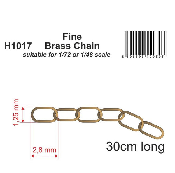 Fine Brass Chain - suitable for 1/72 or 1/48 scale