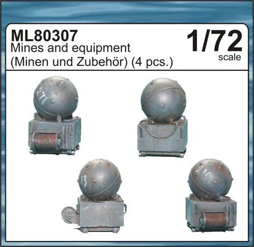 Mines and equipment 1/72