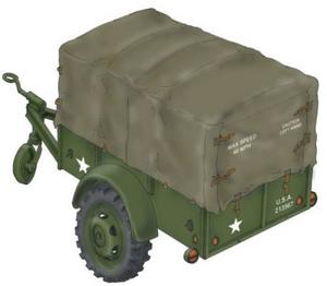 WW.II US Cargo Trailer "Ben Hur" 1/72