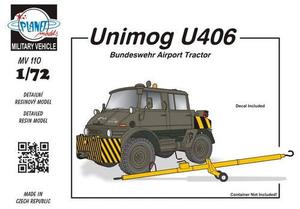 Unimog U406 DoKa Military Airport Tug + AERO 1/72