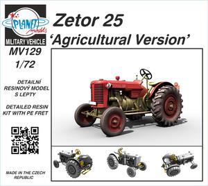 Zetor 25  ‘Agricultural Version ’ 1/72