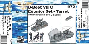 U-Boot VII Exterior set - part I - Turret for 1/72