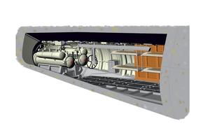 U-Boot IX Rear Torpedo Section& Crew bunks  1/72