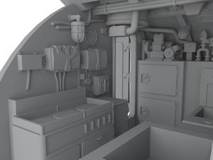 U-Boot IX Galley for REV 1/72