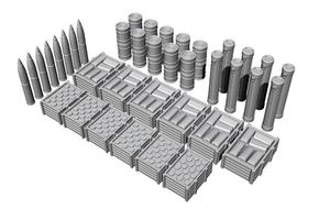 U-Boot VII-IX Ammo and Food Supplies, for Revell kit 1/72