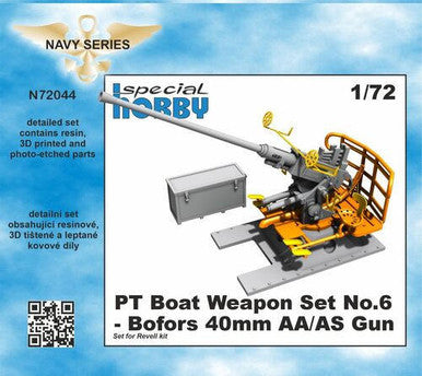 1/72 CMK PT Boat Weapon Set No.6 - Bofors 40mm AA/AS Gun